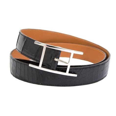 hermes mens crocodile belt